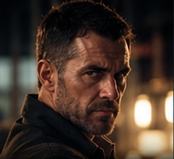 Cinematic portrait interpretation of Chris Palmerie