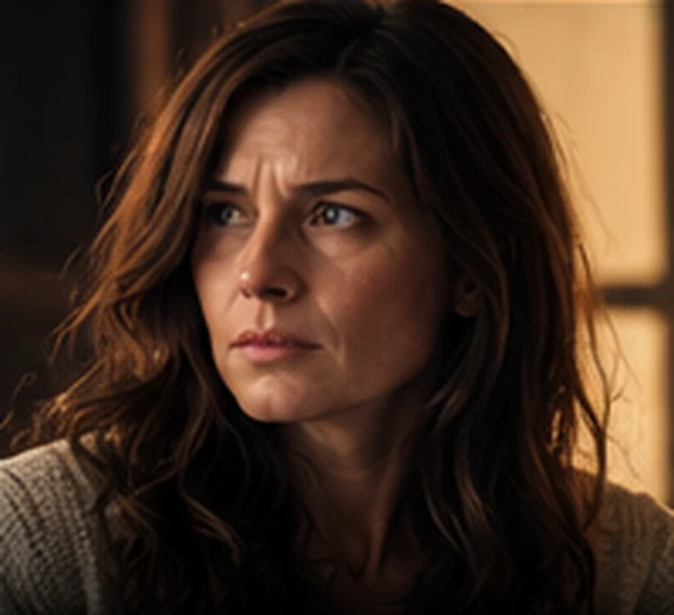 Cinematic portrait interpretation of Maggie Albright